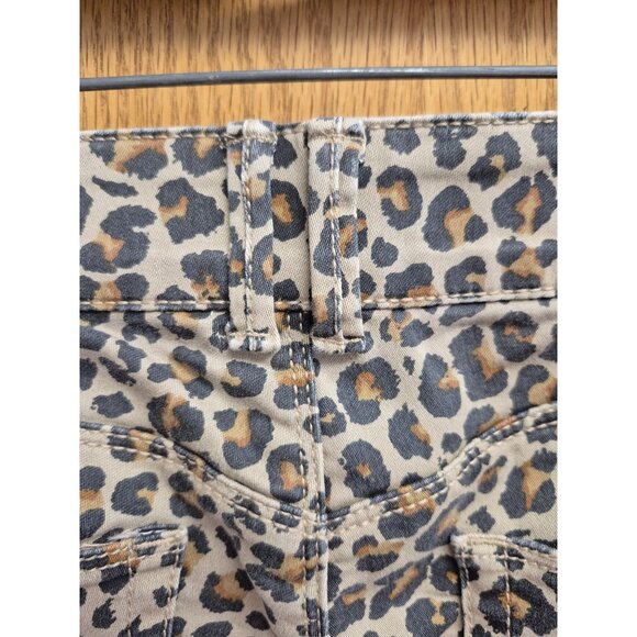 Knox Rose Women's Leopard Print Ankle Skinny Pants Size 10, Comfort Waist - Picture 8 of 11